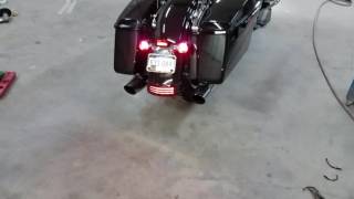 2017 Road Glide with stock exhaust with baffle and packing removed [upl. by Wanids]