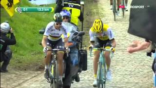 Tour of Flanders 2016  Incredible Peter SAGAN attack [upl. by Ruhnke]