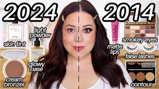 2014 vs 2024 MAKEUP Which TRENDS Have Changed in 10 Years [upl. by Femmine282]