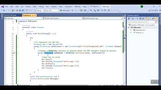 Create PDF in c  Itextsharp Merge Pdf NET CORE [upl. by Aili594]