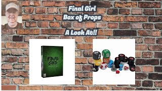 Final Girl  A Look at  Box of Props Contents [upl. by Rednazxela400]