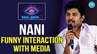 Bigg Boss Telugu Season 2 Press Meet  Actor Nani Funny Interaction With Media  Bigbossseason2 [upl. by Ilana]