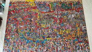 Aquarius Wheres Waldo 3000 Piece Puzzle Part 3 THE END [upl. by Penhall444]