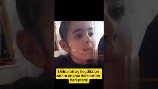 quotBacara biləmmirəm müəlliməm deyir bacaraqsanquot balacanın videosu gündəmdə 😍 [upl. by Scoville]