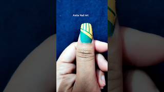 Striping tape nail art nailart stripingtapenailart new trending shorts short viralvideo easy [upl. by Perlman]