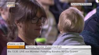 BDK 2016 Bündnis90Die Grünen Gastrede von Reiner Hoffmann am 12112016 [upl. by Busby]