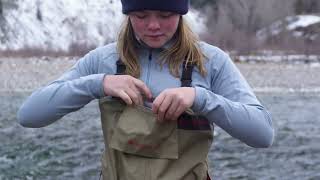 REDINGTON  Crosswater Youth Waders [upl. by Enelegna]