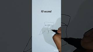 how to draw KatanaMan in 10sec 30sec 1mins 10mins 😳 shorts anime drawing [upl. by Jared]