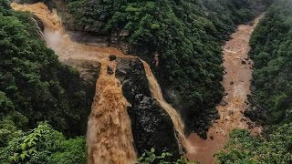 Magod Falls Yellapur  waterfalls and Tourist places to visit near Yellapur from Hubli and Sirsi [upl. by Adner]