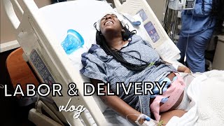 OFFICIAL BIRTH VLOG  RAW  REAL LABOR  DELIVERY OF BABY  First Time Mom [upl. by Duwalt]