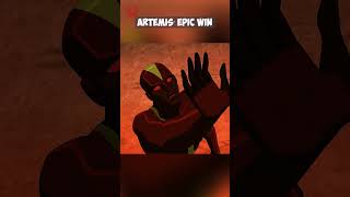 Young Justices Artemis Epic Win 🤯 artemis youngjustice dcuniverse [upl. by Amliw]