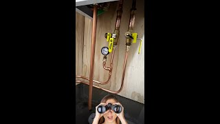 Bending Copper Pipe plumbing hvac [upl. by Etnaled]