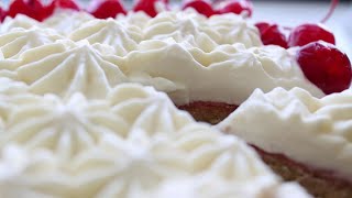 3 ingredient whipped cream frosting stabilized no gelatin [upl. by Orola666]