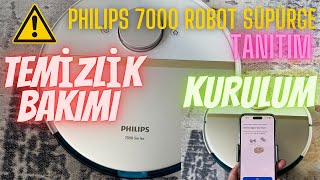 Philips 7000 Serisi Robot Süpürge  Tanıtım kurulum temizlik ve özellikleri PHILIPS HOMERUN 7000 [upl. by Luapnaej]