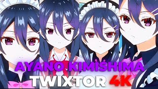 Ayano Kimishima Twixtor 4K  No CC  No Warp  60fps alya sometimes hides her feelings in russian [upl. by Nee]