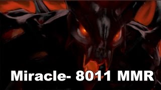 Miracle 8011 MMR EU Top 1 MMR in the World Dota 2 [upl. by Lateehs908]