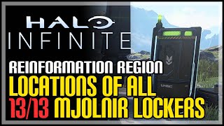 All 13 Mjolnir Locker Locations in Reformation Region Halo Infinite [upl. by Ronda943]