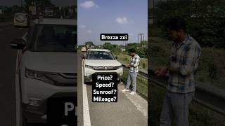 Brezza zxi review  2023 brezza car price mileage Brezza  latest brezza car features brezzacar [upl. by Anitan]