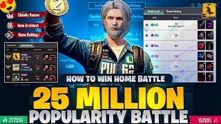 Pk1 to PK7 Popularity Battle Journey  25 Million Popularity Snipe  How To Win Popularity Battle [upl. by Aicirtal294]