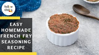 Easy 2Minute French Fry Seasoning Recipe for Crispy Fries and More [upl. by Palma]