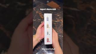 QTech Power Bank Q117 20000 Mah stayconnected smartphone chargeable portablebattery [upl. by Abran625]