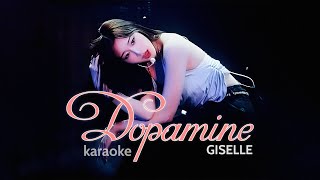 KARAOKE with Backing Vocals  Lyrics  GISELLE aespa  Dopamine [upl. by Aener]