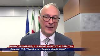 Etg  Bando Nidi gratis sistema in tilt al debutto Orsenigo Pd “Troppi errori Regione si scusi” [upl. by Noiek684]