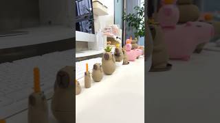 Look this is the capybara army I built for youcapybara 3d creative ornaments gift cute new [upl. by Lynd]