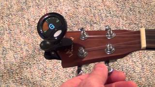 Tuning Your Ukulele with a Snark SN6 Tuner Detailed Tutorial [upl. by Ahsienel672]