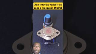 Alimentation Variable à Transistor 2N3055 Adjustable Voltage Regulator Using 2N3055 048V 15A diy [upl. by Gerhard216]