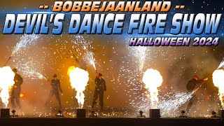 Devils Dance Fire show Bobbejaanland Halloween 2024 [upl. by Herbie]