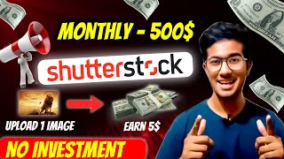 Shutterstock complete tutorial  Earn Dollars on mobile Using AI  Upload Image and earn Dollars [upl. by Tavia]