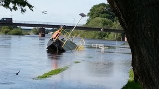 UPDATE   Hochwasser bei den Pferden in Verden [upl. by Yolanda]