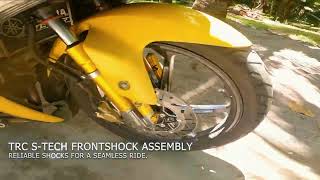 TRC RACING YAMAHA SNIPER FRONT SHOCK ASSEMBLY [upl. by Mechling196]