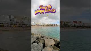 what to do in tenerife go to playa Fanabe beach in Costa Adeje shorts Teneriffa Los Cristianos [upl. by Adnaloy]