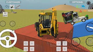 Fully Modified Tractor Loaded Truck 1 in Game 🔥 truck tractor jcb driving gamingvideos [upl. by Lamej]