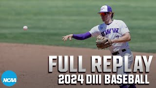 2024 NCAA DIII baseball championship series Game 2  FULL REPLAY [upl. by Dinny]