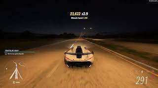 Modified car speeding in Forza 4K night forzahorizon5 4k mustwatch [upl. by Etnaihc576]