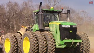 JOHN DEERE 9620R Tractor on Triple Tires [upl. by Gnal]