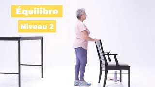 Équilibre  Exercices pour les aînés  Niveau 2 de 4 [upl. by Ednutey]