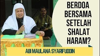 Wahabi Tantang Debat Ustadz Aswaja  Doa Bersama Setelah Shalat [upl. by Nnyledam]