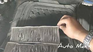 Citroen c4 Grand picasso 2015 cabin air filter replacement  تغيير فلتر تكييف سيتروين جراند بيكاسو [upl. by Gardiner772]