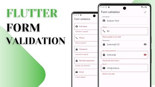 Flutter Text Field Validation  Provider State Management  Form Validation 2024 [upl. by Chrysler]