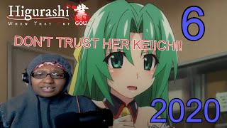 SHION IS SETTING KEIICHI UP Higurashi When They Cry Gou ep 6 Reaction [upl. by Etak]