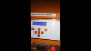 Auto Semi Melt Flow Indexer amp Melt Flow Tester [upl. by Inihor]