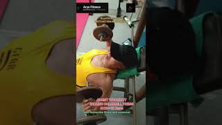 Best Viral Motivational Trending Gym Chest Workout Incline Dumbbell Press AryaFitnessyi7vk [upl. by Kristy]