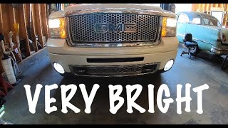 LED Fog Light Install Chevy Silverado and GMC Sierra [upl. by Idnaj]