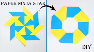 How to make a Paper Transforming Ninja Star🌟 How to make a paper Ninja Star  Ninja Star 🌟ninja [upl. by Fabyola32]