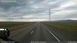 BigRigTravels LIVE  Boardman to Troutdale OR I84 32822 817 AM PDT [upl. by Ymarej]