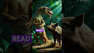 Epic Rainforest Showdown Komodo Dragon vs Wild Boarshortvirulshorts [upl. by Saunders]